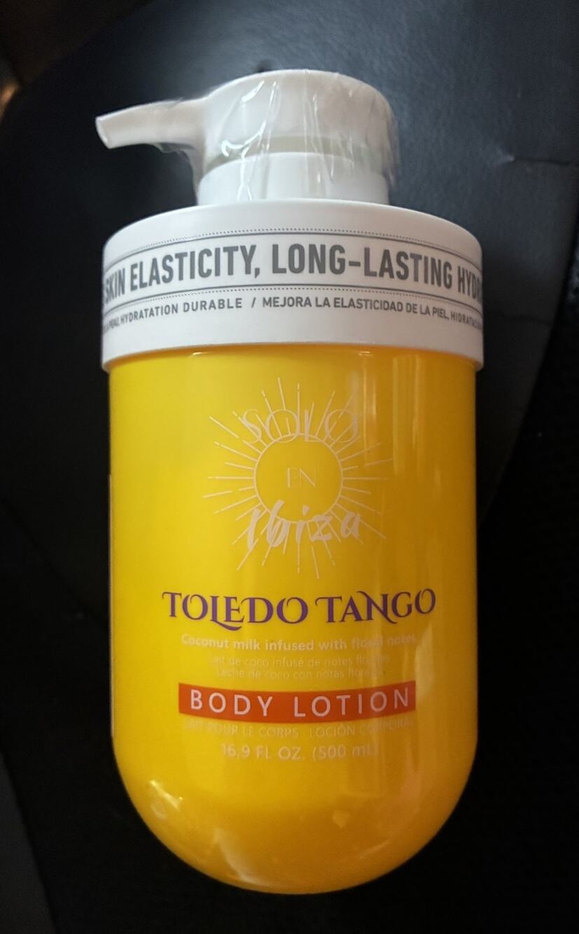 Solo En Ibiza Toledo Tango Body Lotion 16.9 Fl Oz Expires 3/29/29